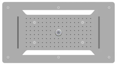 Produktbild von XXL-Regendusche Edelstahl-Deckenbrause DPG5030 superflach - 70 x 38 cm - Deckeneinbau