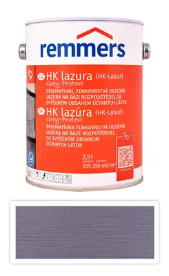 Obrázok produktu pre Remmers HK-Lasur grey protect grafitová sivá 2,5 l