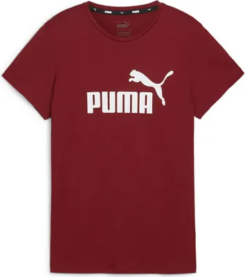 Produktbild von Puma Ess Logo Kurzarm-t-shirt Rot 2XS Frau Rot 2XS