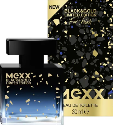 Obrázek produktu pro Toaletní voda Mexx Black and Gold Man 30ml