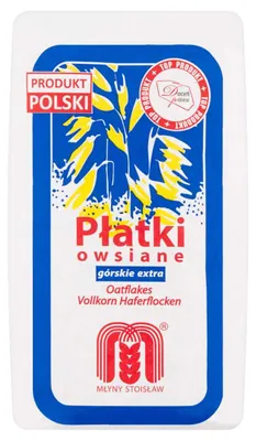 Imagen del producto de Młyny Stoisław. Avena en hojuelas, calidad extra, 500 g