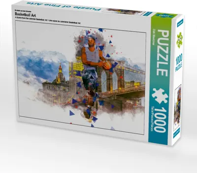 Produktbild von Calvendo Ein Motiv aus dem Kalender Basketball Art 1000 Teile Puzzle quer 640x480mm, Meutzner Dirk; 7439291