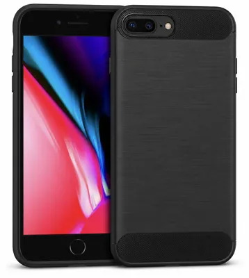 Image de Coque Simple Noir pour iPhone 7 Plus / 8 Plus, productTiles.product.images.aiGenerated