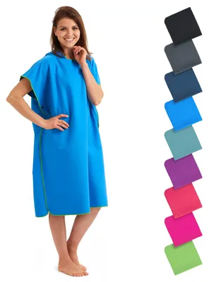 Imagen del producto de Omgoods - Poncho de microfibra para surf - Ligero y de secado rápido