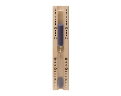 Produktbild von Sauna-Sanduhr Special, 15 Min - Sandfarbe: dunkelblau