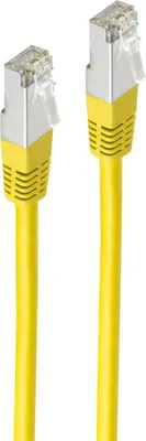 Produktbild von Patchkabel cat. 5e SF/UTP gelb 10m