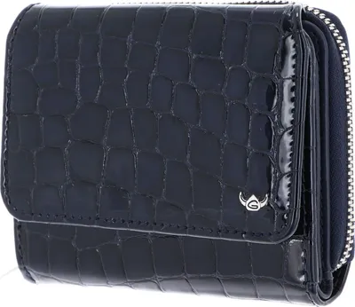 Produktbild von Golden Head Leder Geldbörse Cayenne RFID Protect Zipped Billfold Coin Wallet Nightblue dunkelblau