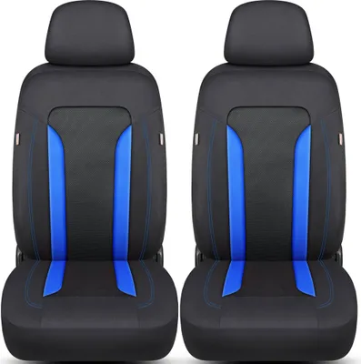 Produktbild von Schonbezüge Sitzbezüge für VW Golf Sportsvan Bj 2014-21 in Schwarz/Blau TF1