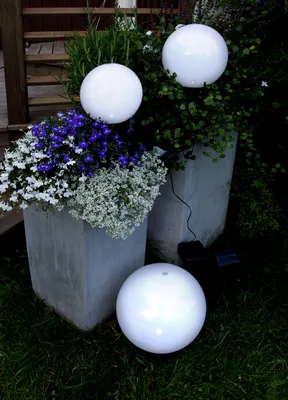 Produktbild von Best Season LED-Solar-Kugel,weiss, ca.15 cm Ø, Erdspiess abnehmbar, 1 warm white LED, Solarpanel, 477-76