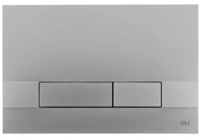Produktbild von Wc-spülknopf Narrow - 230 × 150 × 6,5 Mm - Chrom Matt - Passend Für Koło Slim - Inkl. Montageelemente