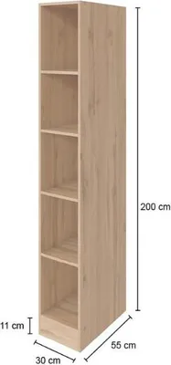 Produktbild von Küchenregal Sorrella 4 Einlegeböden - graphit