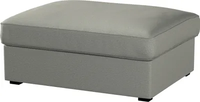 Produktbild von Dekoria Bezug für Kivik Hocker, grau, Bezug für Hocker Kivik
