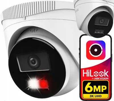 Produktbild von HiLook by Hikvision IPC-T260HA-LU IP-Kamera 6MP Smart Hybrid PoE