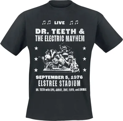 Produktbild von The Muppets T-Shirt Herren Tour schwarz XXL