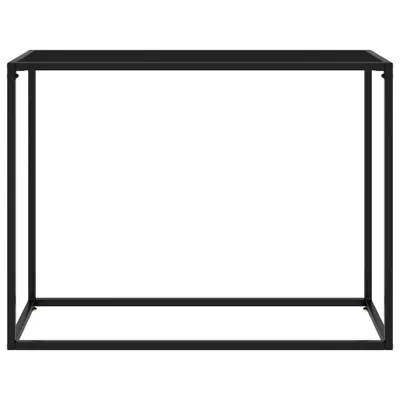 Immagine prodotto di Tavolo Consolle Nero 100x35x75 cm in Vetro Temperato