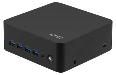 Obrázok produktu pre MSI Cubi AI 8M-008BEU, Kocka, Mini PC Barebone, AMD SoC, Ethernet / LAN pripojenie, Wi-Fi 6E (802.11ax), 120 W