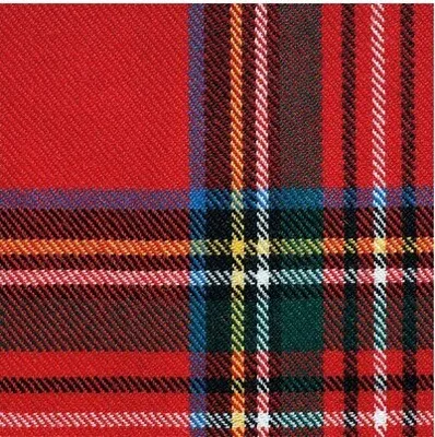 Produktbild von RP 20 kleine Cocktailservietten Check - Karo schottisch rot 25x25cm