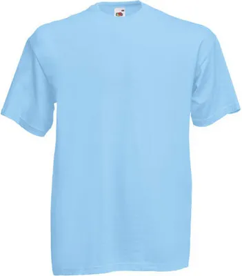 Produktbild von Fruit of the Loom - Valueweight T - Sky Blue - XL