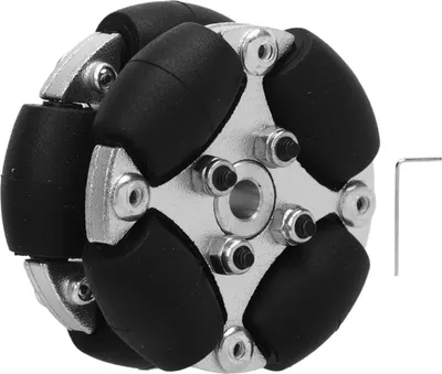 Produktbild von 38 mm 1,5 Zoll Doppel-Aluminium-Omni-Rad-Richtungsroboter mit Metallnaben 14166