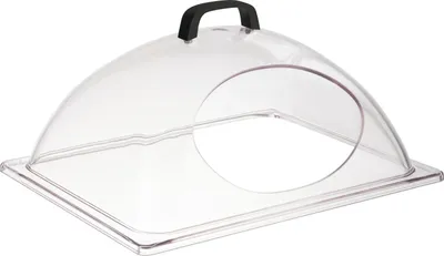 Produktbild von APS GN-Kuppelhaube 1/2 SAN schwarzer Griff, mit Frontausschnitt