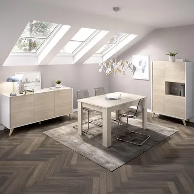 Produktbild von Tifton - Wohnzimmerset, Eiche Braun, Modular