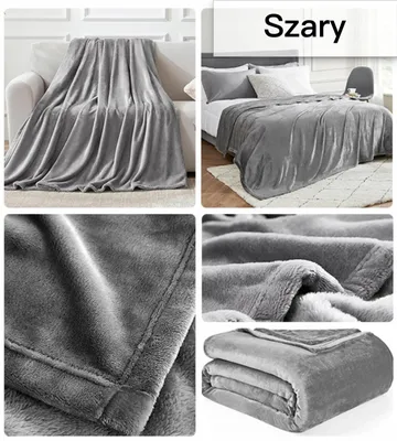 Produktbild von JadorDecor Mikrofaserdecke Plaid Kuscheldecke Uni 150x200 cm