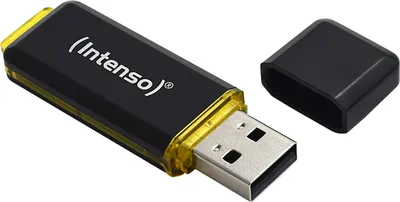 Zdjęcie produktu dla Pamięć USB Intenso High Speed Line czarna, żółta 256 GB