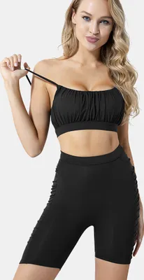 Produktbild von Sport-Set mit kurzen Leggings, schwarz M