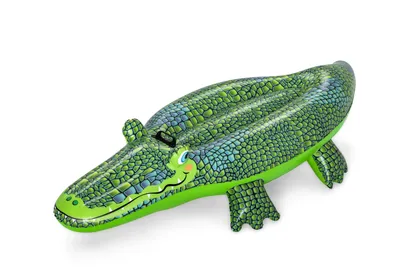 Image de Bestway Buddy Croc Flotteur de piscine pour enfants