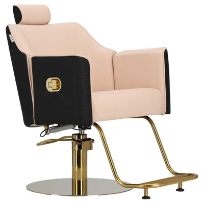 Zdjęcie produktu dla Fotel barberski Brilia fryzjerski hydrauliczny do salonu fryzjerskiego barber shop Barberking