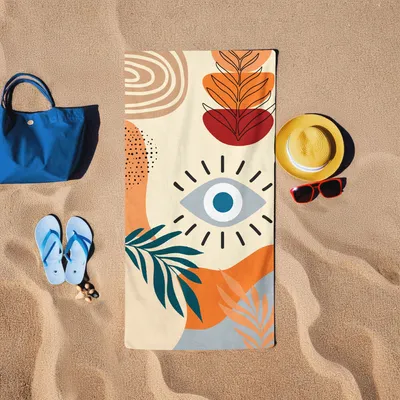 Produktbild von Mijolnir, Baskili, Strandtuch, Mehrfarbig, 60 % BAUMWOLLE / 40 % POLYESTER, 75 x 150 cm