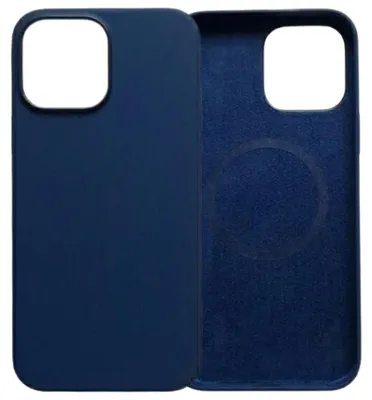 Produktbild von Mercury MagSafe Silikonhülle für iPhone 14 Pro Max 6,7 Zoll, Marineblau