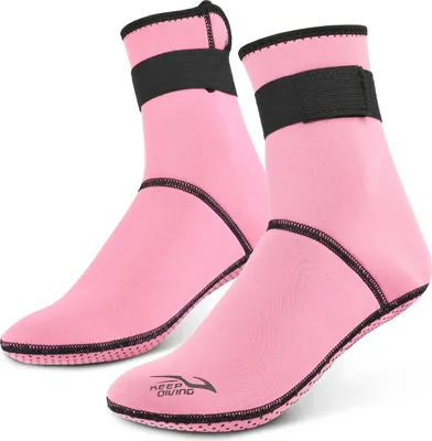 Produktbild von Tauchsocken 3mm Neopren Strand Wassersocken Thermo Neoprenanzug Stiefel Rutschfeste Tauchsocken zum Rafting Schnorcheln Segeln Schwimmen
