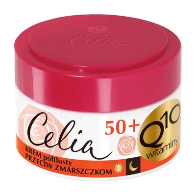 Immagine prodotto di Celil Q10 Crema antirughe con vitamina E - Trattamento giorno e notte 50ml