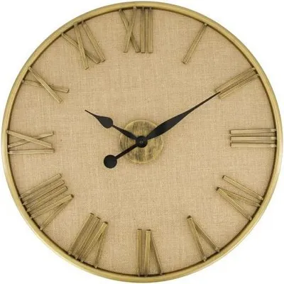 Zdjęcie produktu dla Zegar ścienny Dijk metalowy zegar dekoracyjny okrągły 60 cm klasyczny zegar analogowy vintage