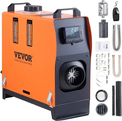 Immagine prodotto di Riscaldatore diesel portatile - 12V, 5KW, riscaldatore da campeggio - con telecomando e display LCD - serbatoio da 5 litri