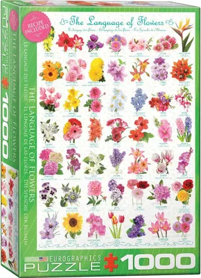 Produktbild von 1000 Teile Puzzle Sag's in der Sprache der Blumen