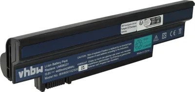 Produktbild von vhbw Akku Ersatz für Acer BT.00605.058, BT.00607.115, BT.00607.119, BT00603107, BT00604047, BT00605058 für Notebook (4400 mAh, 10,8 V, Li-Ion)