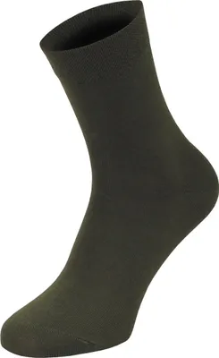 Produktbild von Oeko Bambusfaser Socken oliv atmungsaktiv antibakteriell mit Komfortbund