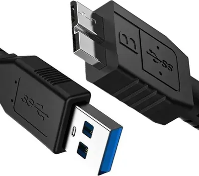 Produktbild von Super Speed USB 3.0 Kabel Adapterkabel Datenkabel kompatibel für WD Elements HDD WDBPCK7500ABK