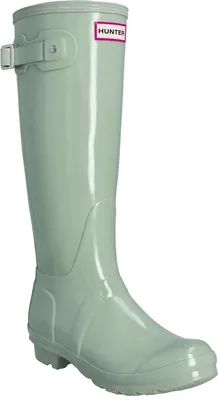 Produktbild von Hunter - Damen Gummistiefel "Original Tall Gloss" FS11422 (37 EU) (Seegrün)
