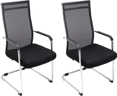Image de lot de 2 chaises de salle à manger - Chaises de cuisine - Excellent confort d'assise
