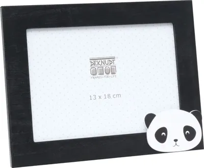 Image de Deknudt Cadre photo S67UC2 Panda noir 10x15 cm