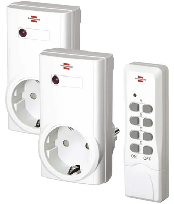Image de Brennenstuhl Funkschaltset 1000W 1x Sender 2x Empänger