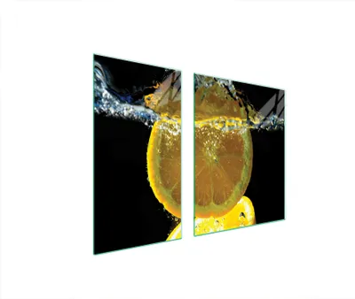 Produktbild von Glasschutzplatte Für Herd 90X52 Zitrone