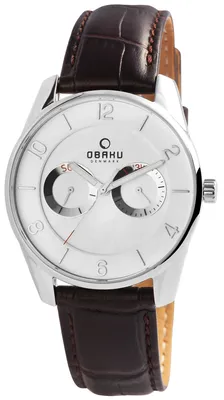 Produktbild von Obaku Herrenuhr mit Echt Lederband,176,10 €