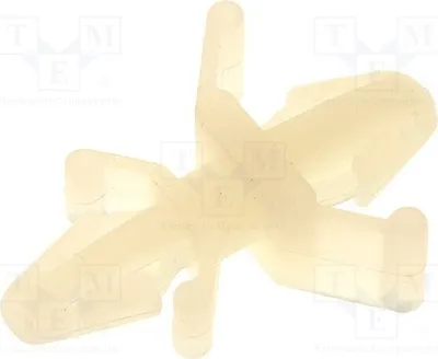 Image de 10 vis à clip UL94V-2 CS-0305 Kuntoff pour montage, longueur : 4,8 mm