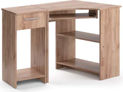 Image de Bureau d'angle Vicco Odin Sonoma 83x76cm Set avec armoire PC, Model 52193