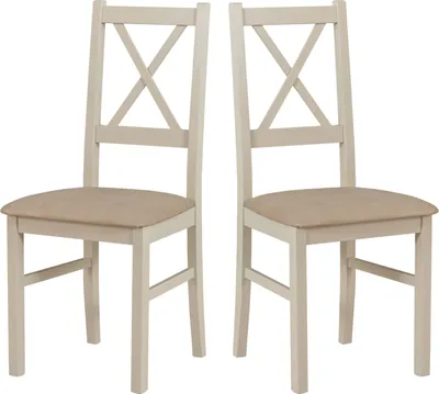 Produktbild von LeafDesign Esszimmerstühle Holz - Stuhl Buche Massiv - Stühle Esszimmer 2er Set - Holzstuhl - Esstischstühle - Küchenstühle 2er Set NILO 10 kaschmir