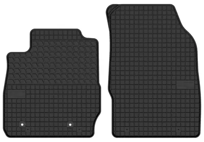 Productafbeelding van Rubberen voormatten voor Ford EcoSport MK2 2012-2017 (crossover) – 2-delig, zwart, op maat – Wielganizator SolidTread
